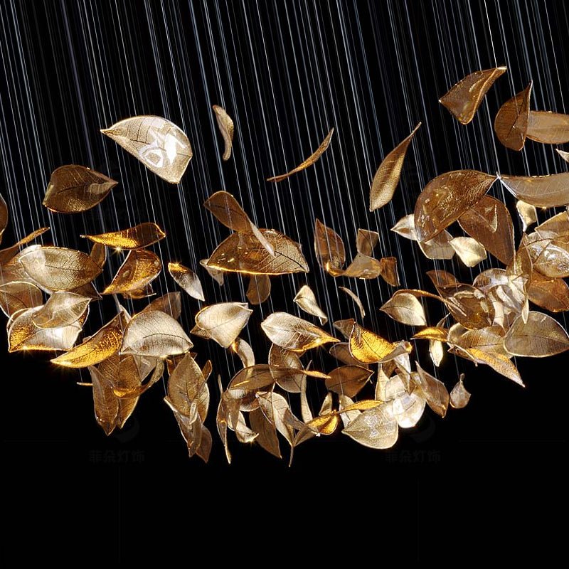 Darien Iridescent Leaf Pendelleuchte