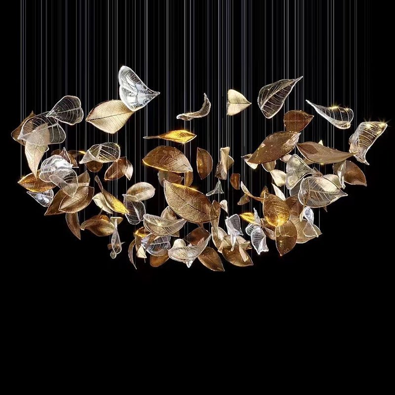 Darien Iridescent Leaf Pendelleuchte