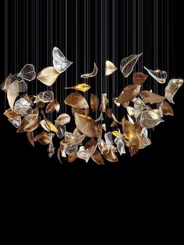 Darien Iridescent Leaf Pendelleuchte