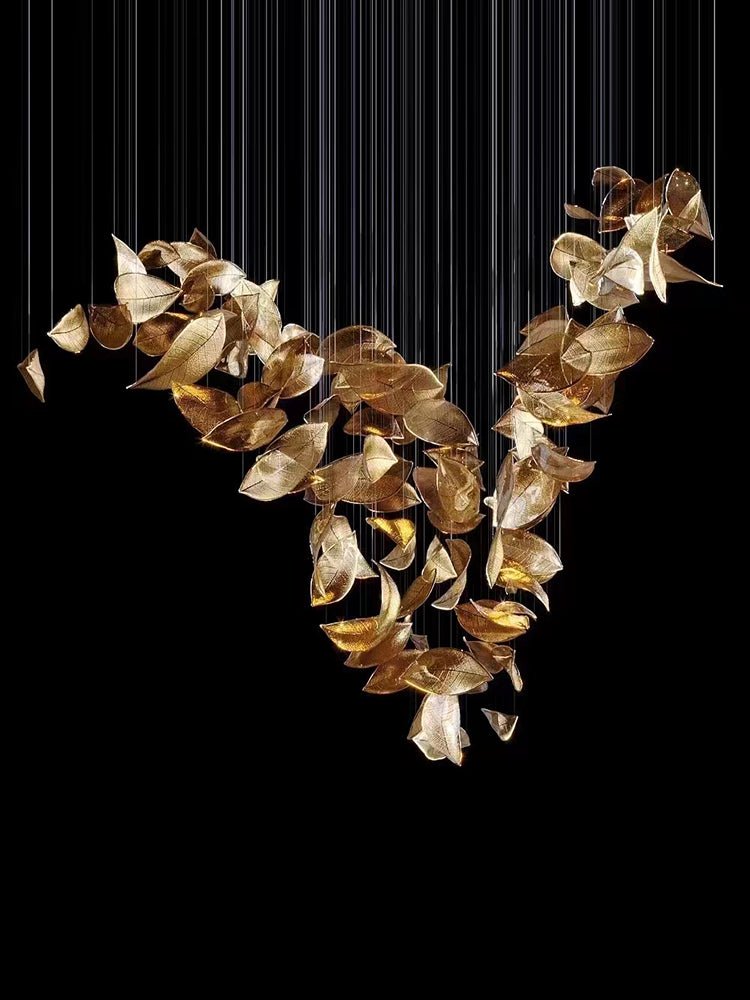 Darien Iridescent Leaf Pendelleuchte