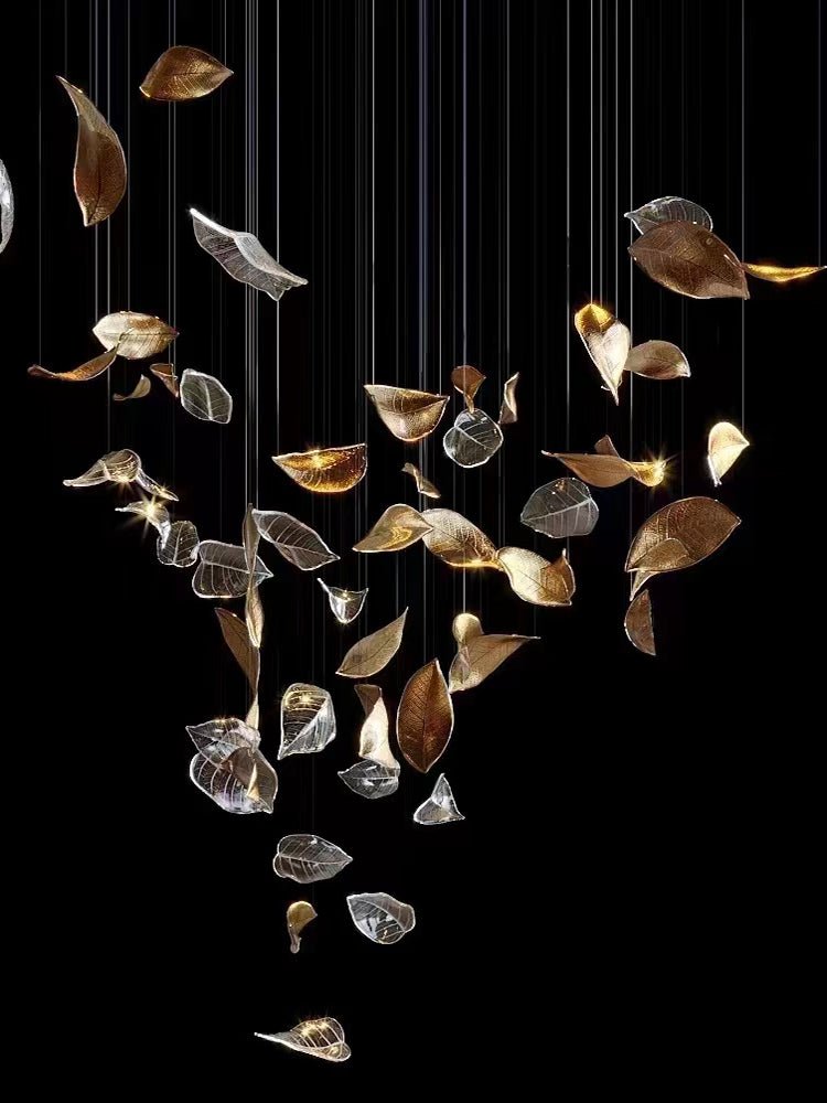 Darien Iridescent Leaf Pendelleuchte