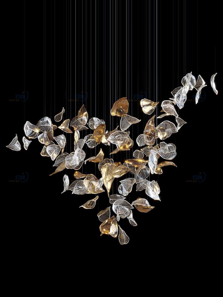 Darien Iridescent Leaf Pendelleuchte