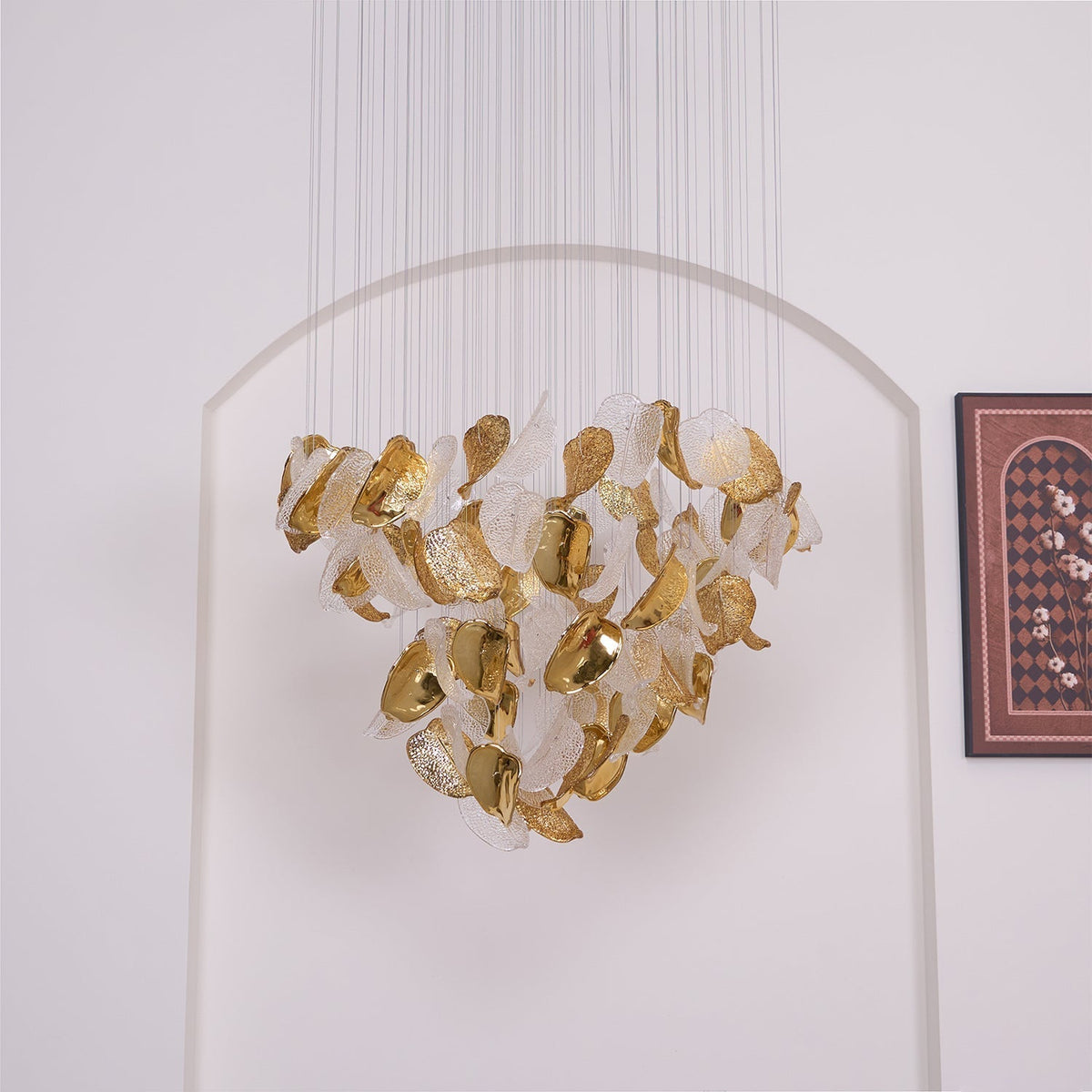 Darien Iridescent Leaf Pendelleuchte