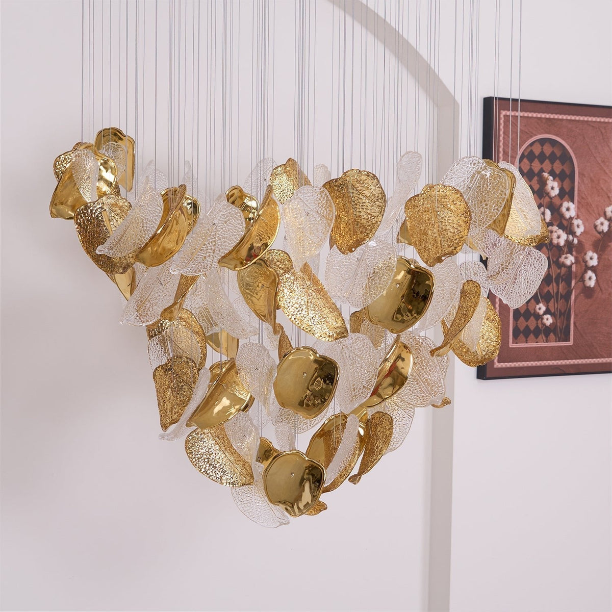 Darien Iridescent Leaf Pendelleuchte