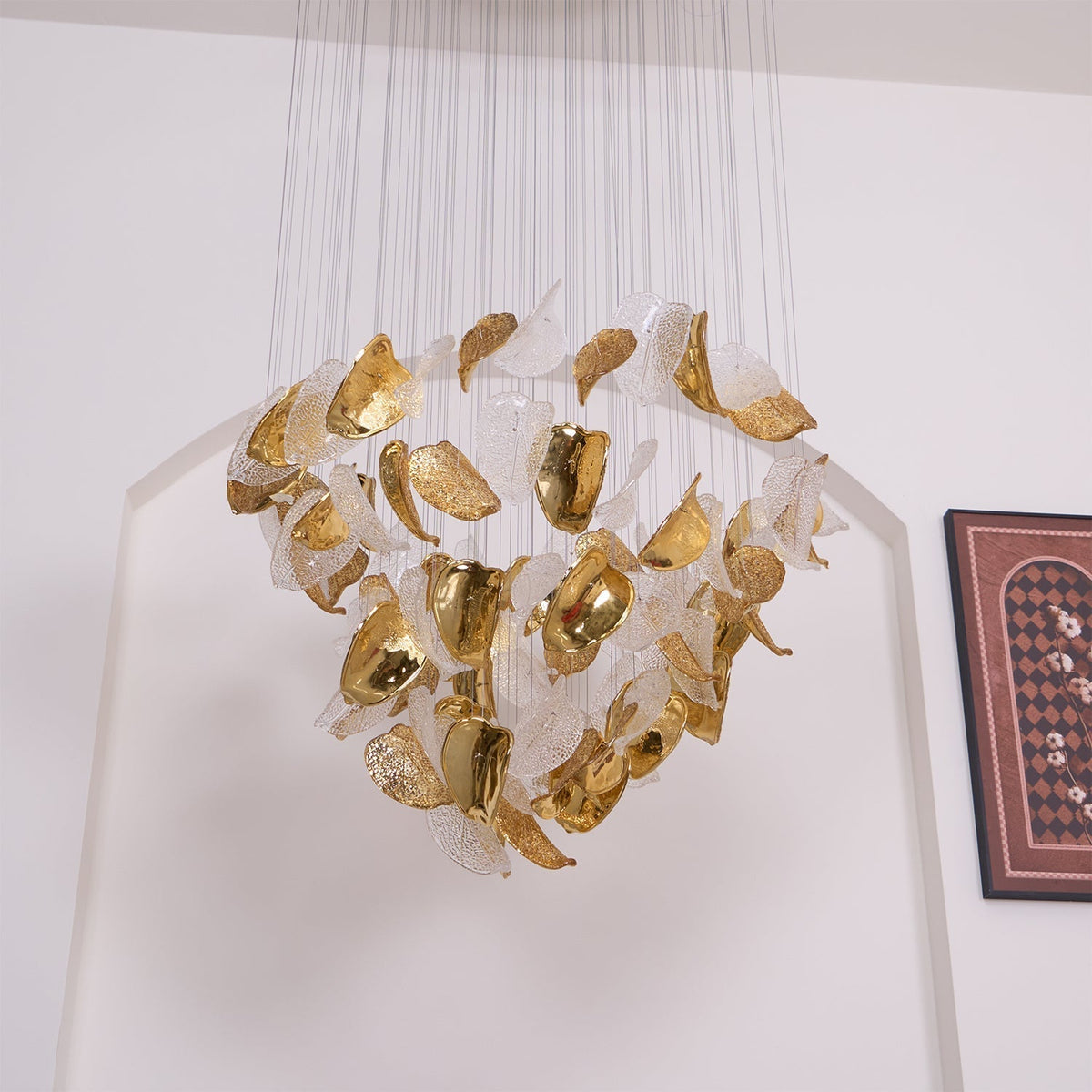 Darien Iridescent Leaf Pendelleuchte