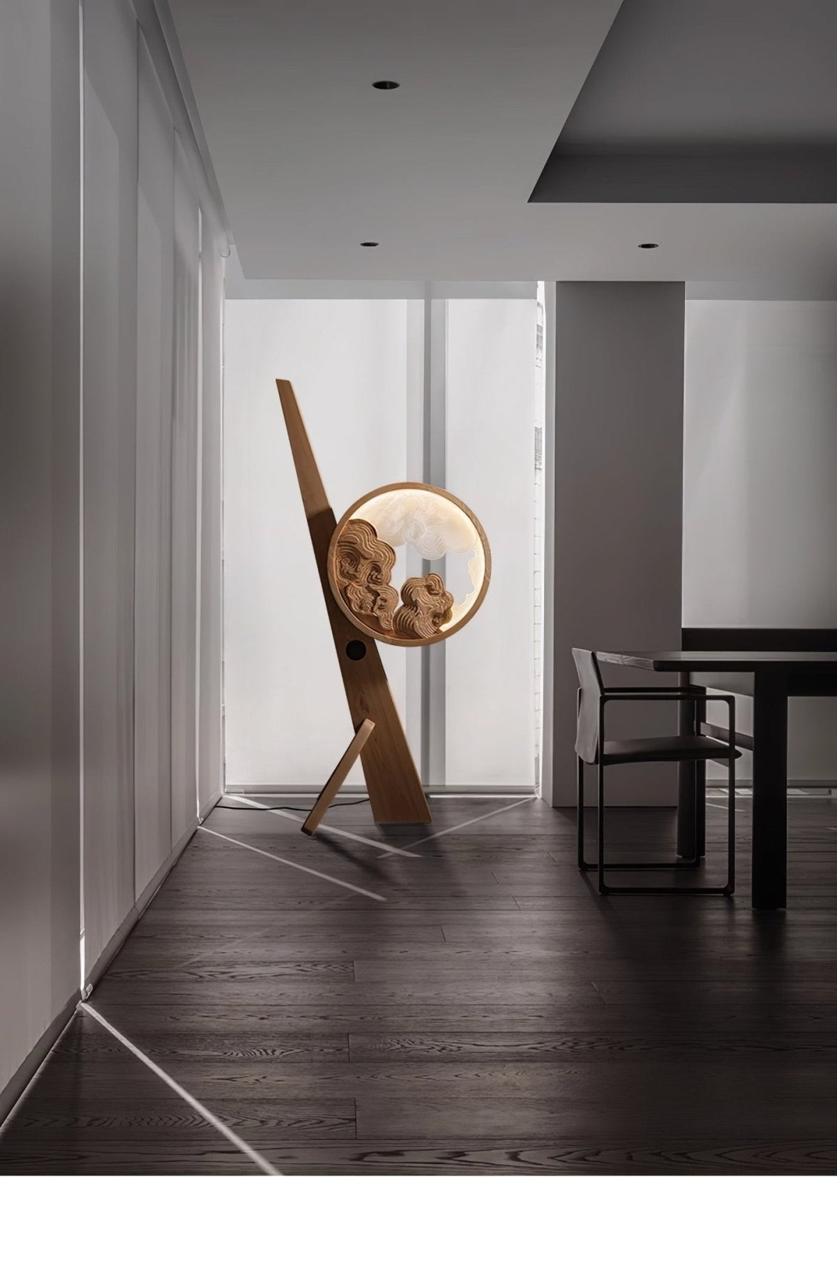 Cunoreth Rustic Holz Tischleuchte