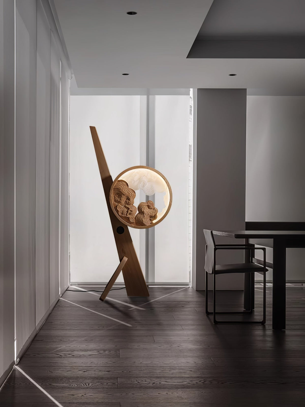 Cunoreth Rustic Holz Tischleuchte