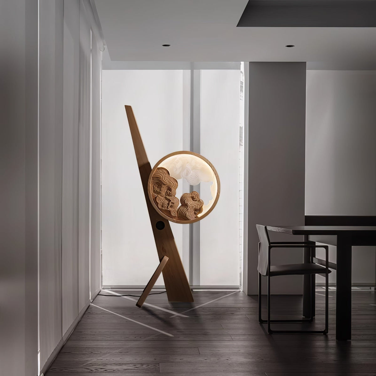 Cunoreth Rustic Holz Tischleuchte