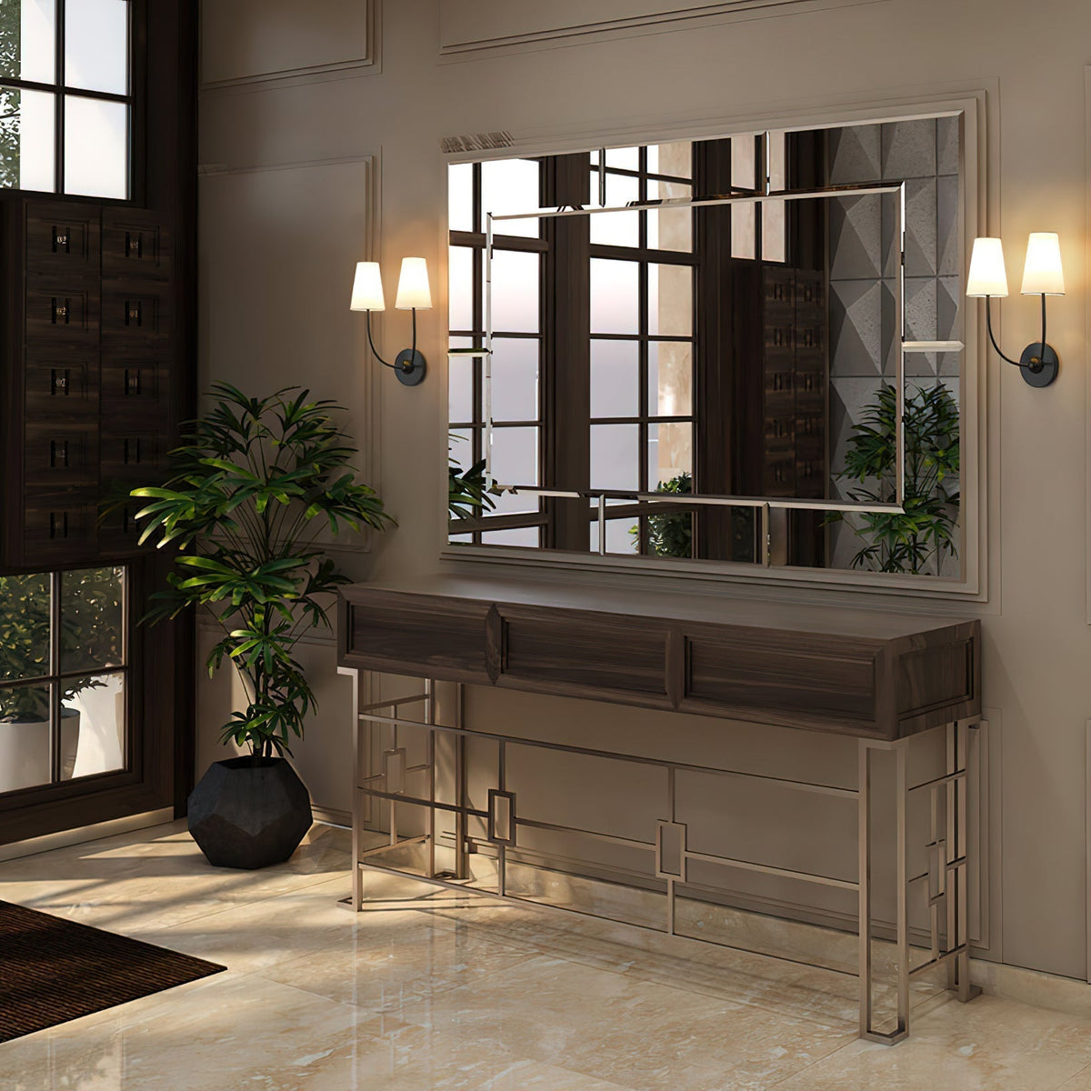Miriviella Wandleuchte aus Stoff