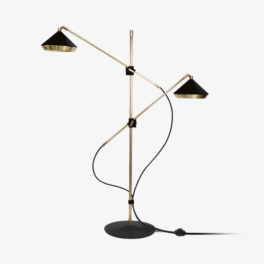 Mylirir Art Deco Messing-Stehleuchte