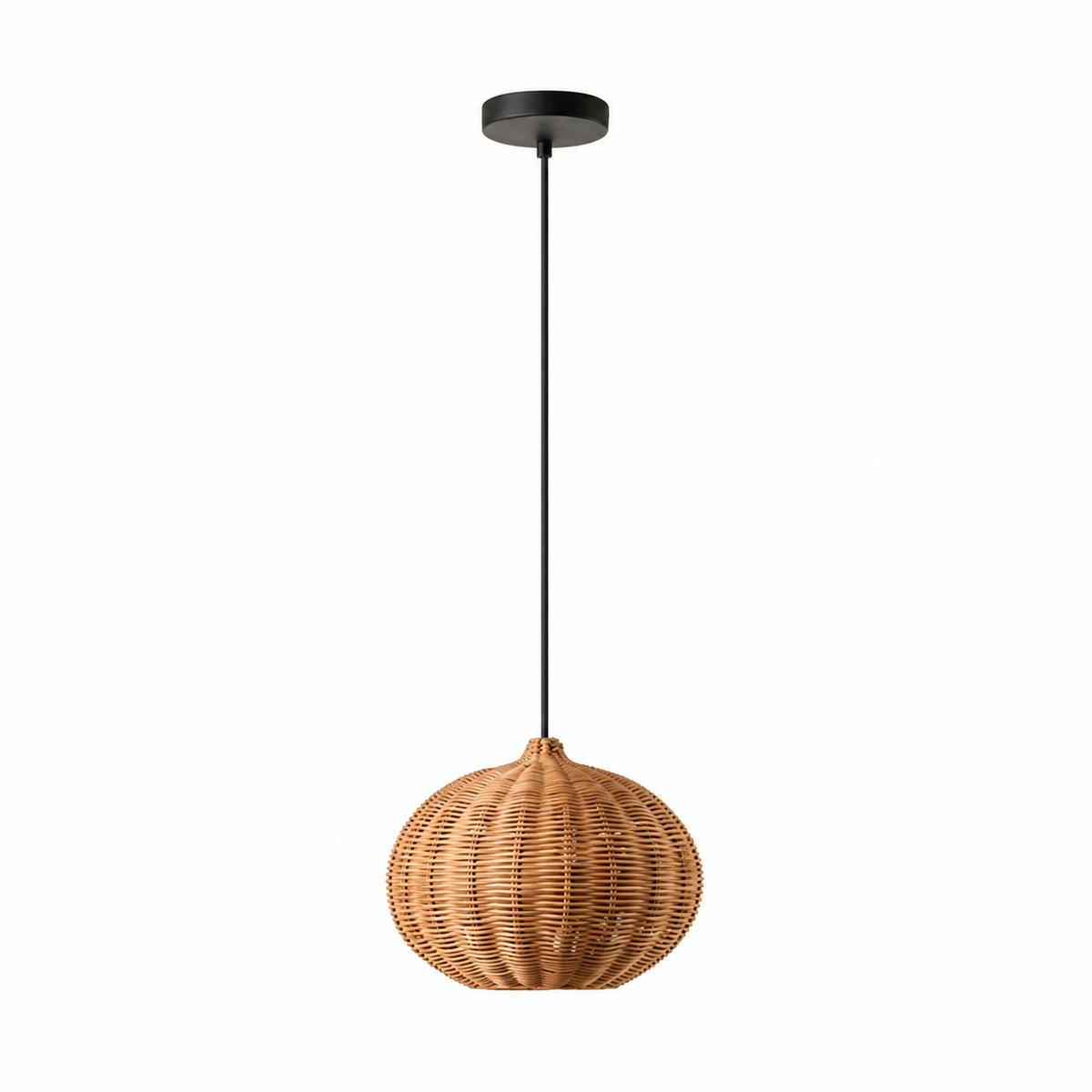 Marleigh Pendelleuchte aus geflochtenem Rattan