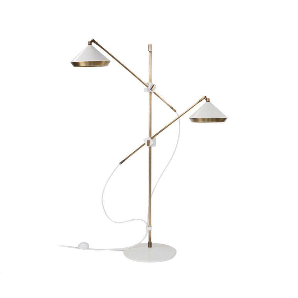 Mylirir Art Deco Messing-Stehleuchte