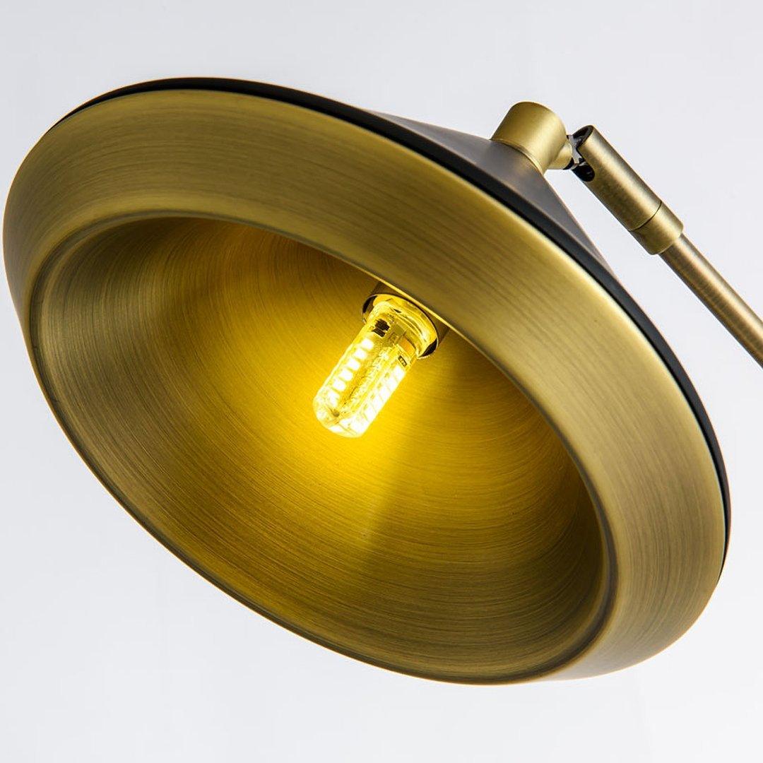 Mylirir Art Deco Messing-Stehleuchte