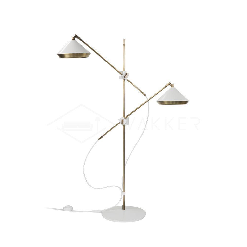Mylirir Art Deco Messing-Stehleuchte