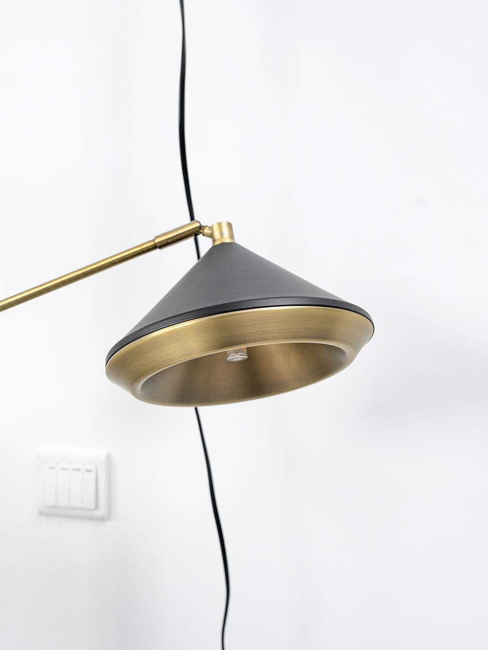 Mylirir Art Deco Messing-Stehleuchte