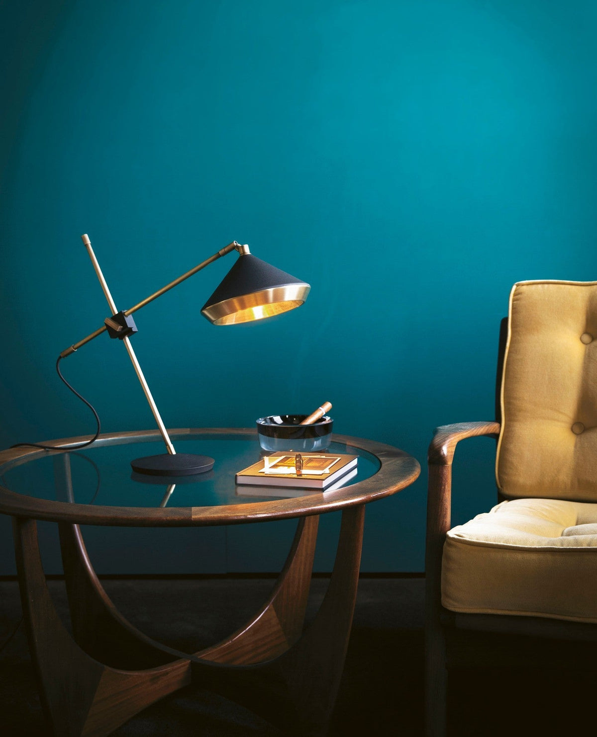 Hazel zeitgenössische Tischlampe