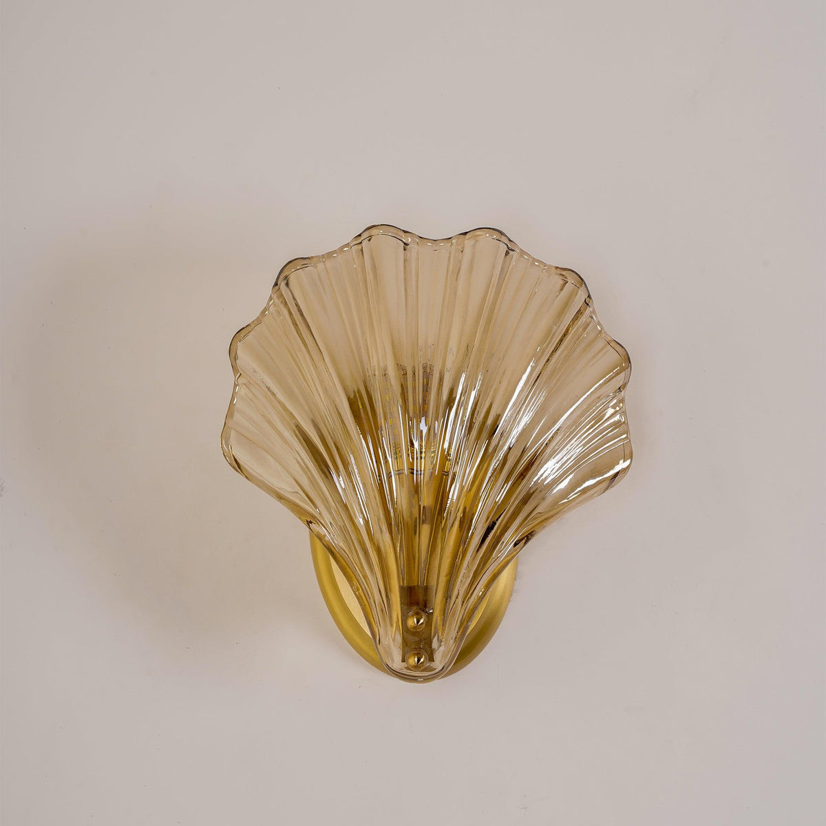 Neo Premium Elegance Messing-Glas-Wandleuchte