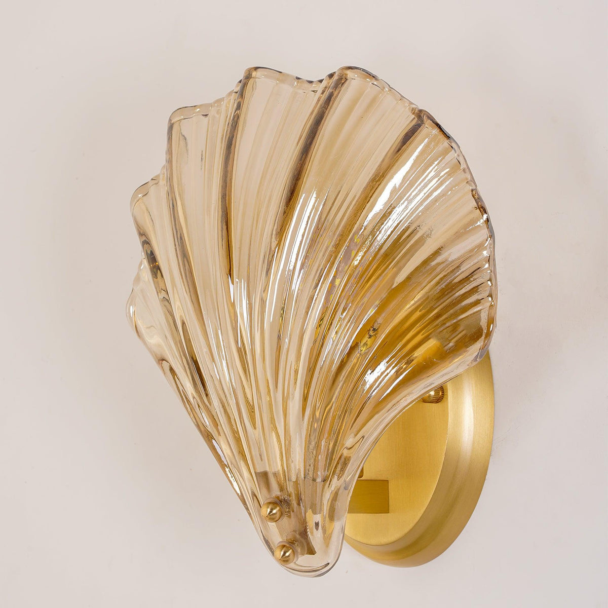 Neo Premium Elegance Messing-Glas-Wandleuchte