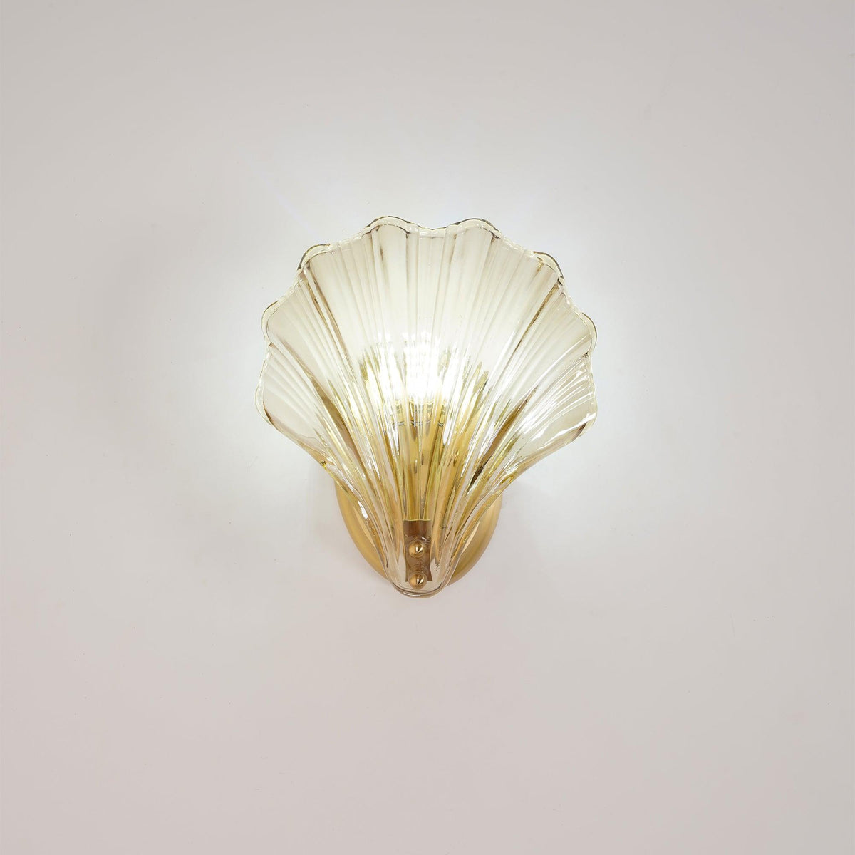 Neo Premium Elegance Messing-Glas-Wandleuchte