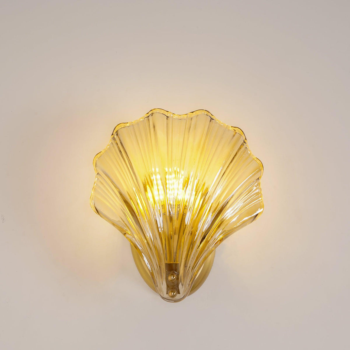 Neo Premium Elegance Messing-Glas-Wandleuchte