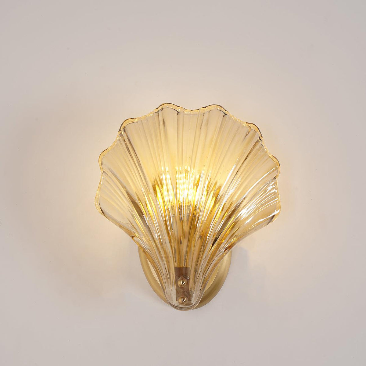 Neo Premium Elegance Messing-Glas-Wandleuchte