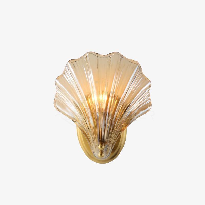 Neo Premium Elegance Messing-Glas-Wandleuchte
