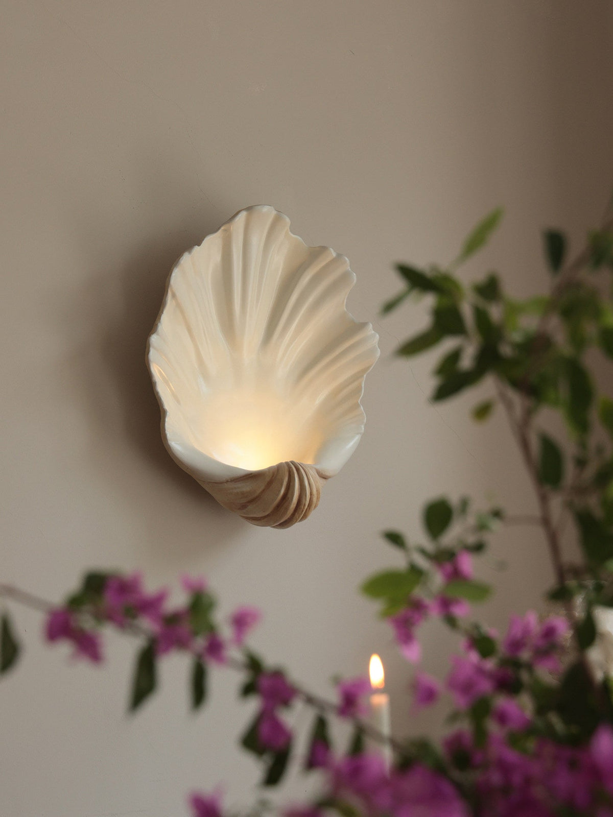 Shell Wandleuchte
