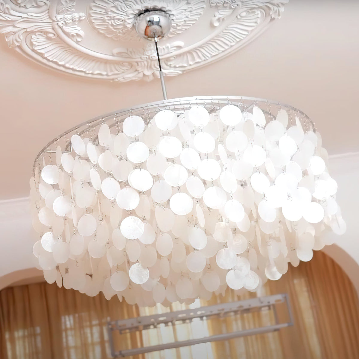 Rivena Pendelleuchte Rund Schalenring