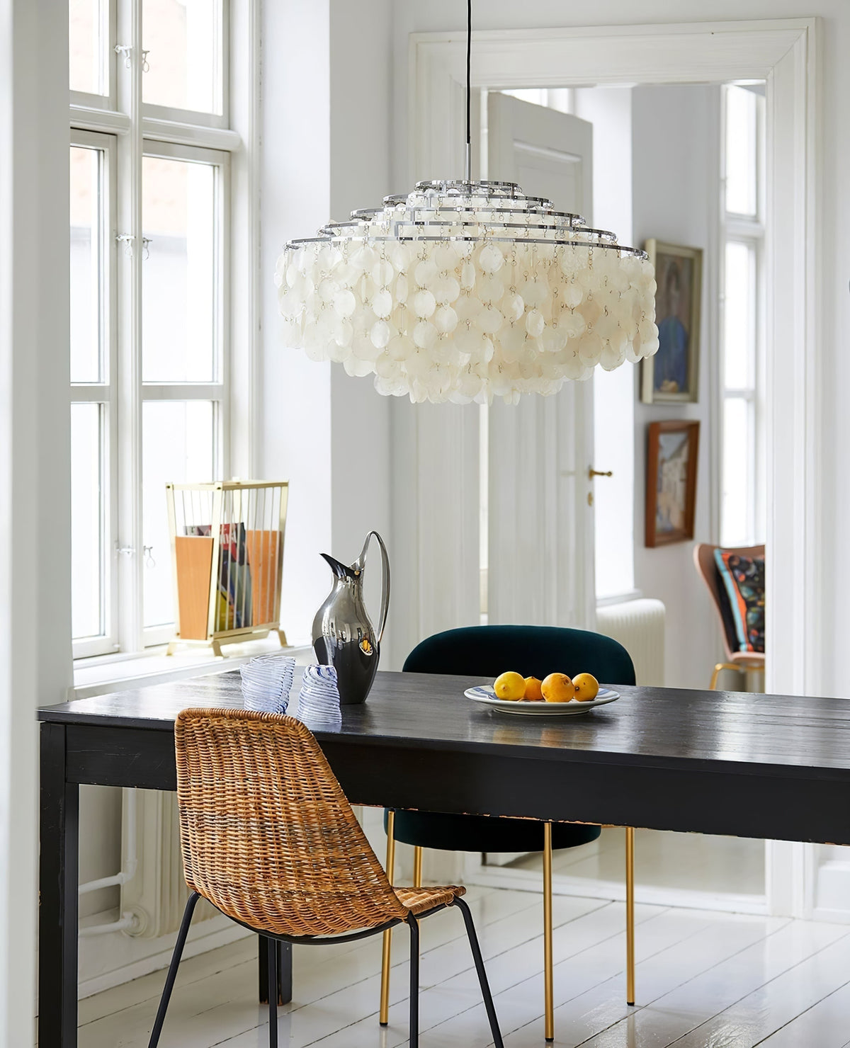 Rivena Pendelleuchte Rund Schalenring