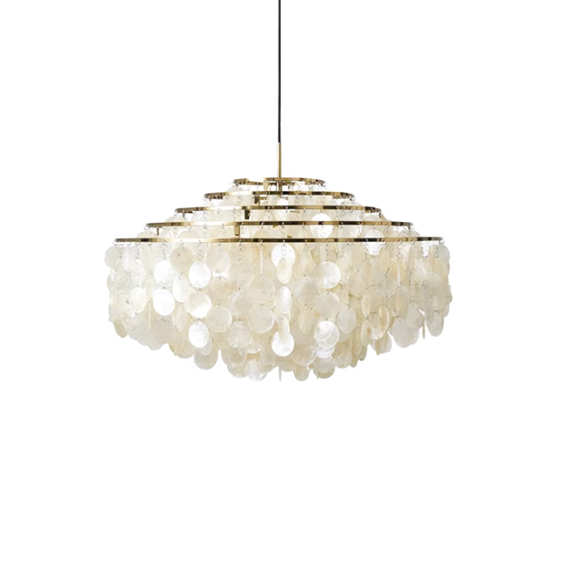 Rivena Pendelleuchte Rund Schalenring