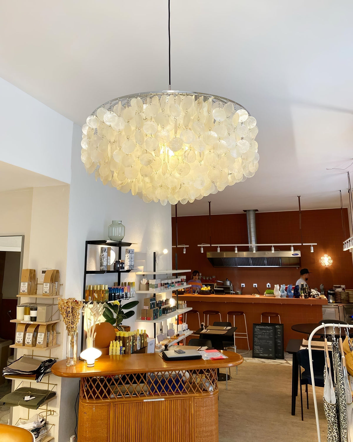 Rivena Pendelleuchte Rund Schalenring