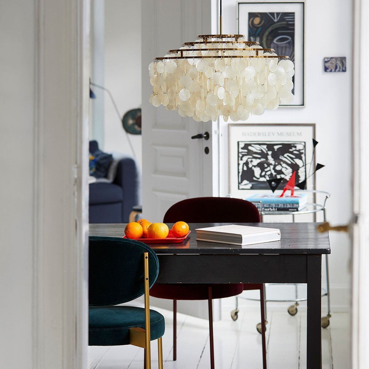 Rivena Pendelleuchte Rund Schalenring