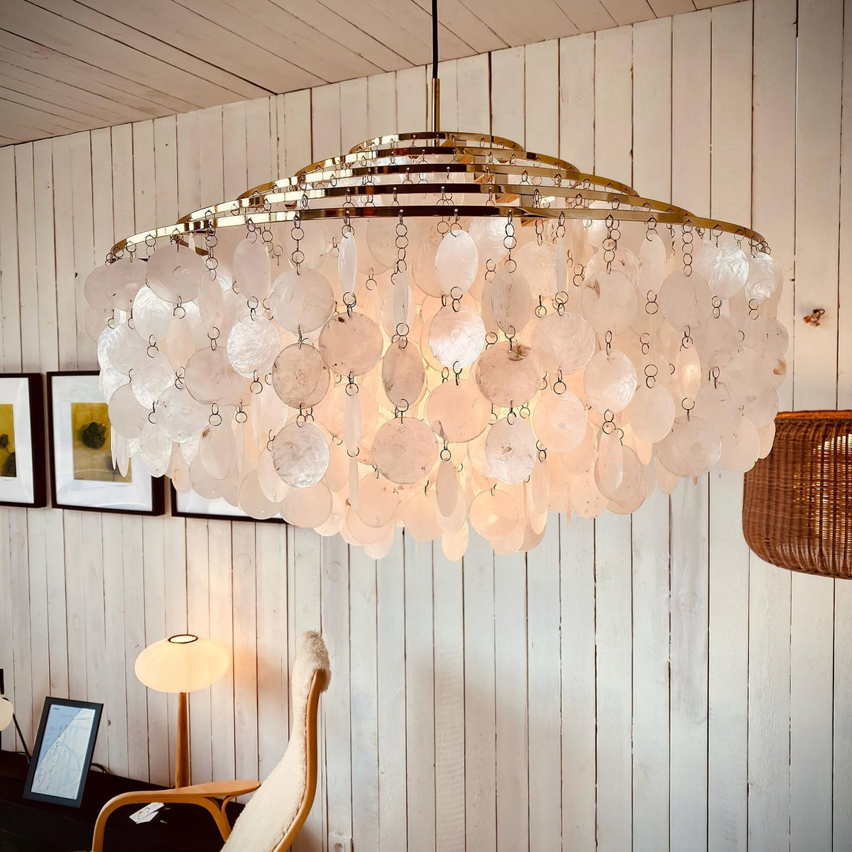 Rivena Pendelleuchte Rund Schalenring