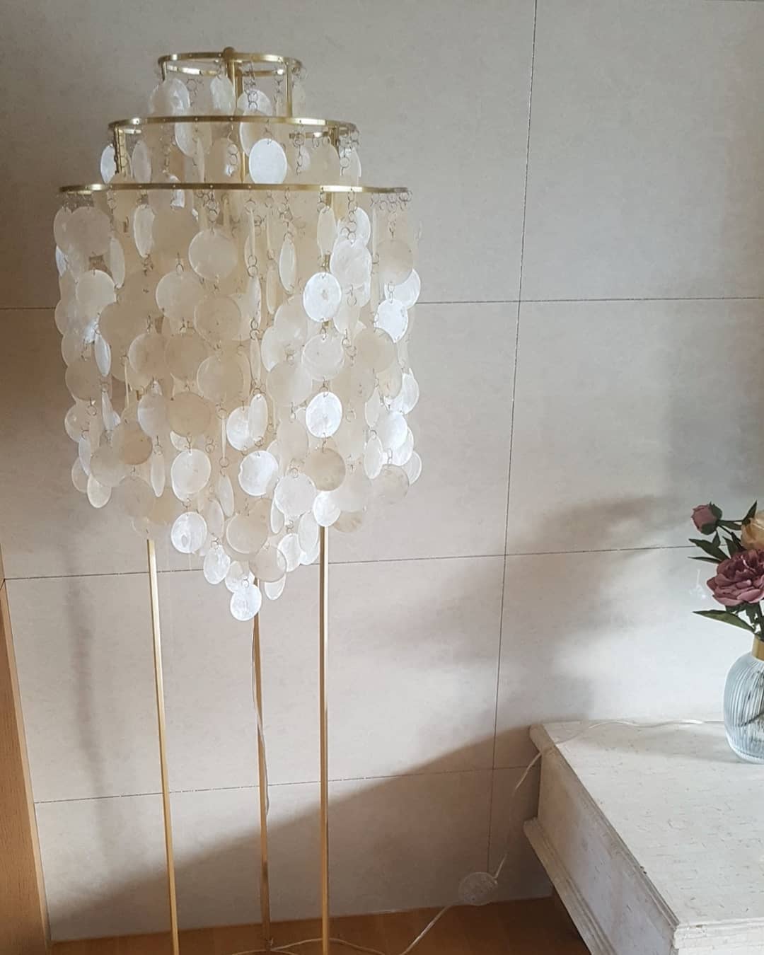 Wern Glam-Glas-Stehleuchte