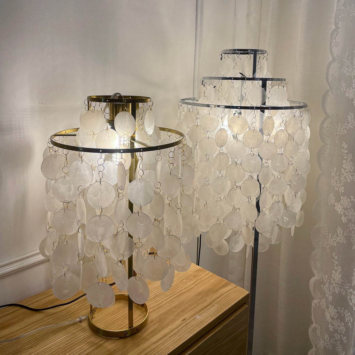 Wern Glam-Glas-Stehleuchte