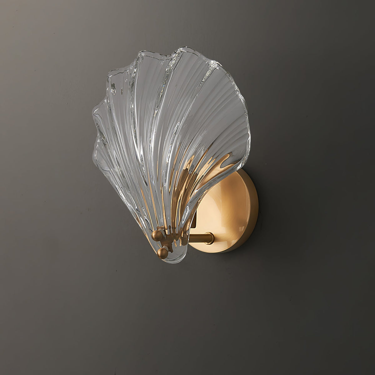 Neo Premium Elegance Messing-Glas-Wandleuchte