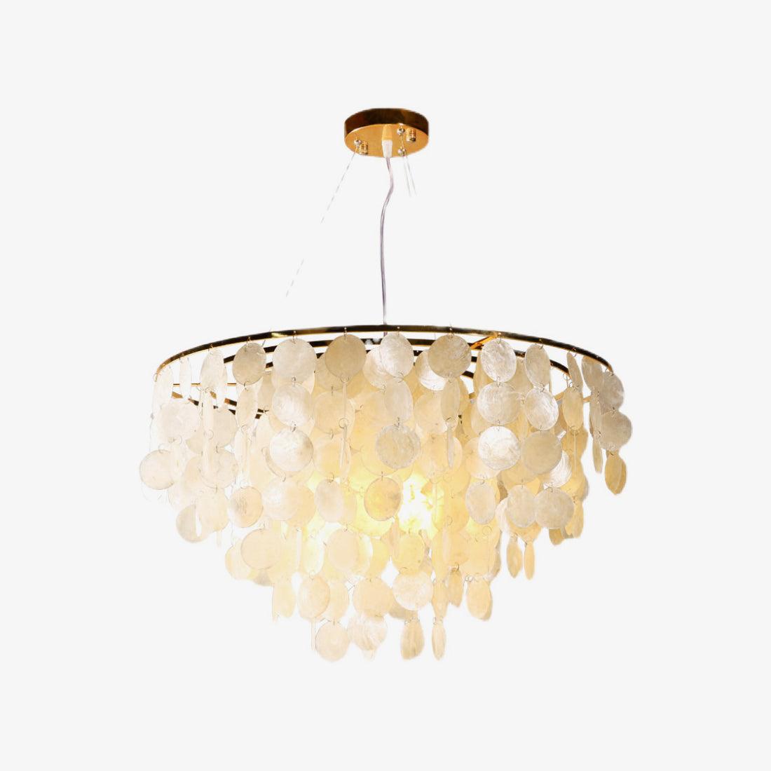 Esileth Kronleuchter im postmodernen Luxus-Stil mit Schalen-Windglocken