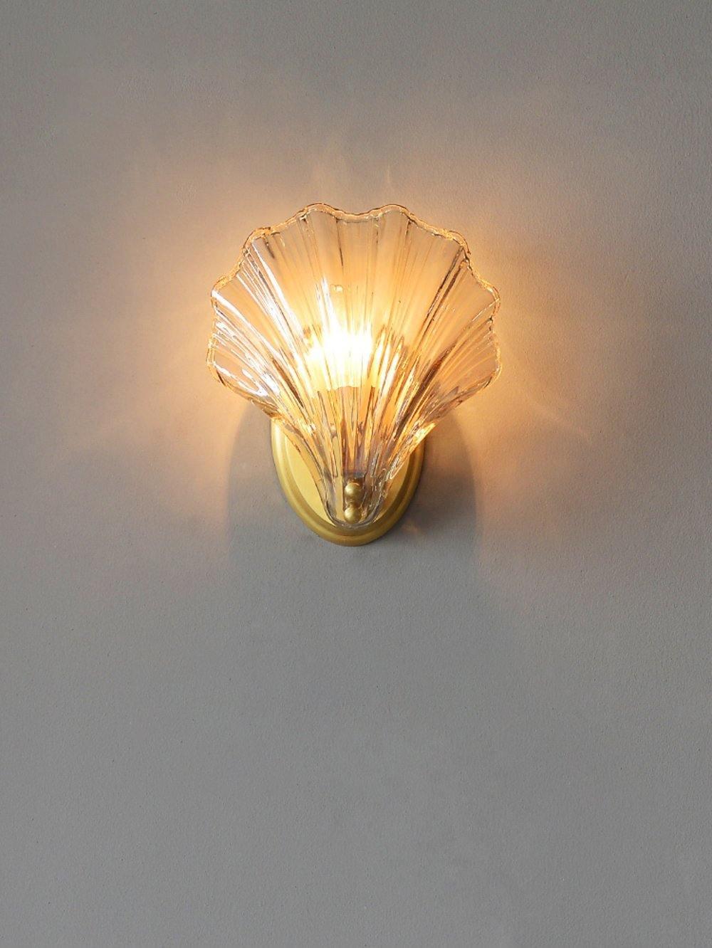 Neo Premium Elegance Messing-Glas-Wandleuchte