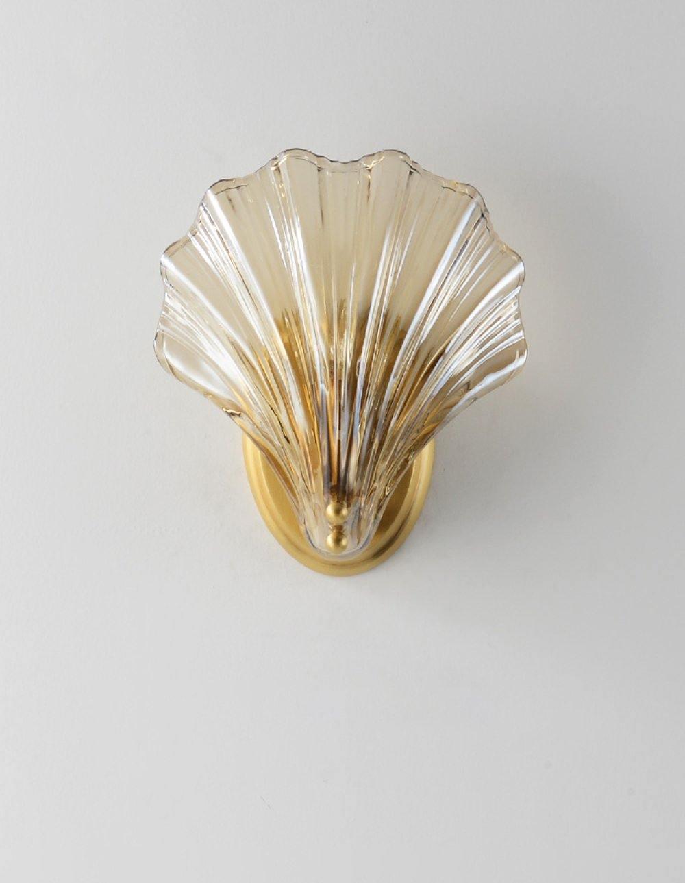Neo Premium Elegance Messing-Glas-Wandleuchte