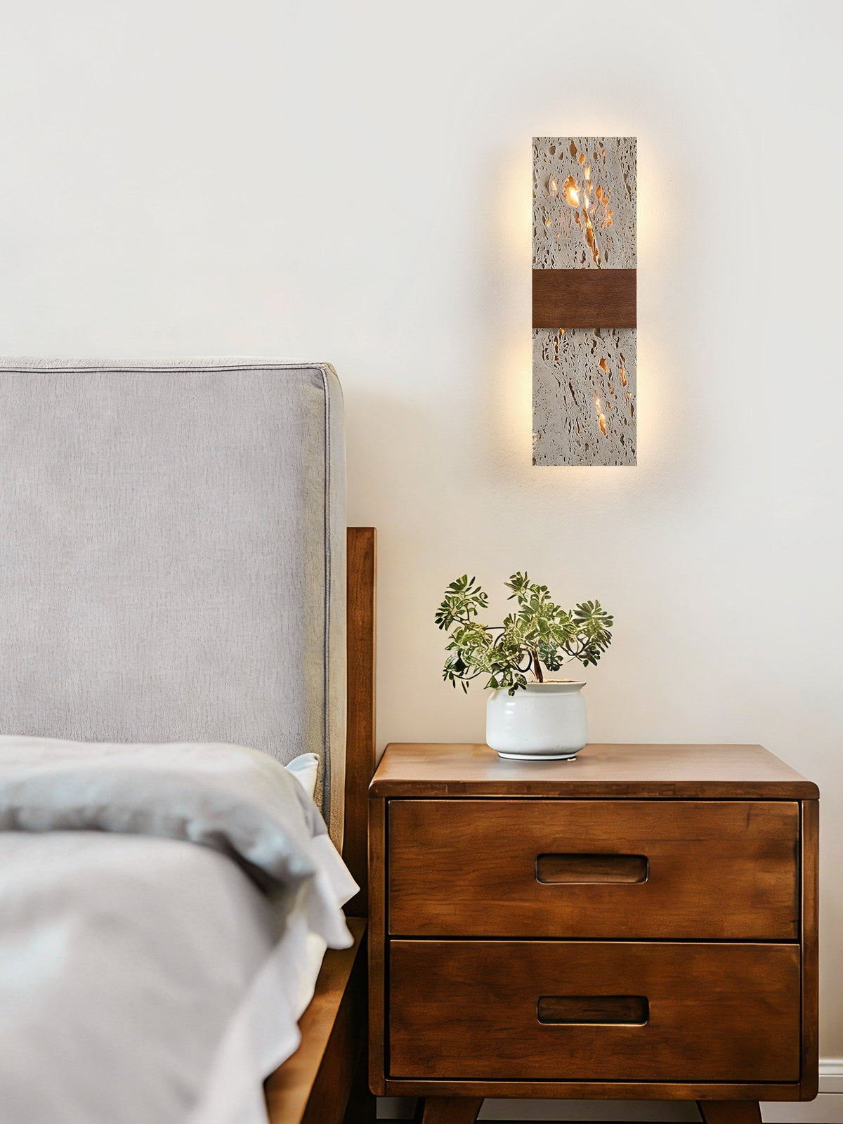 Lucen Travertine Wandleuchte