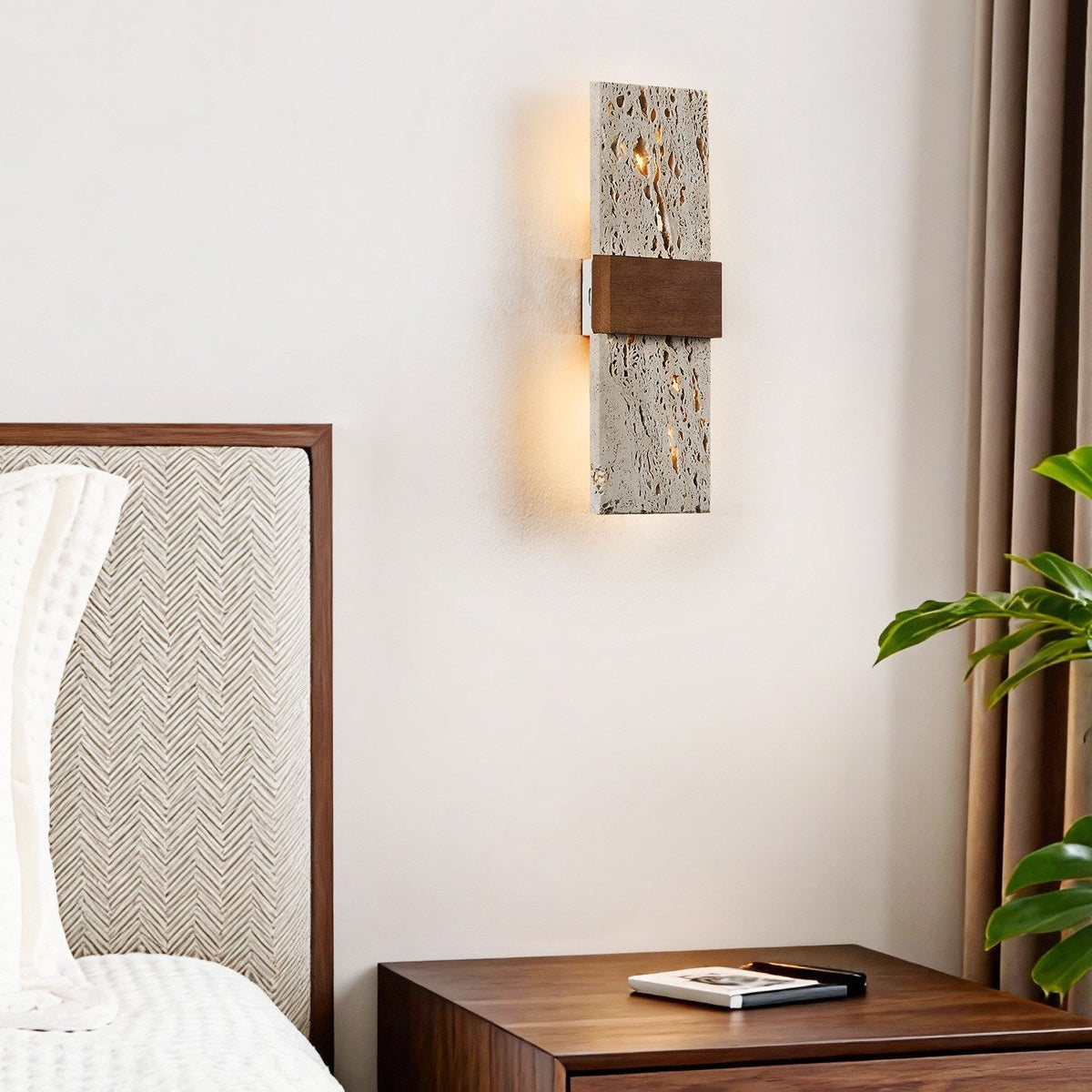 Lucen Travertine Wandleuchte