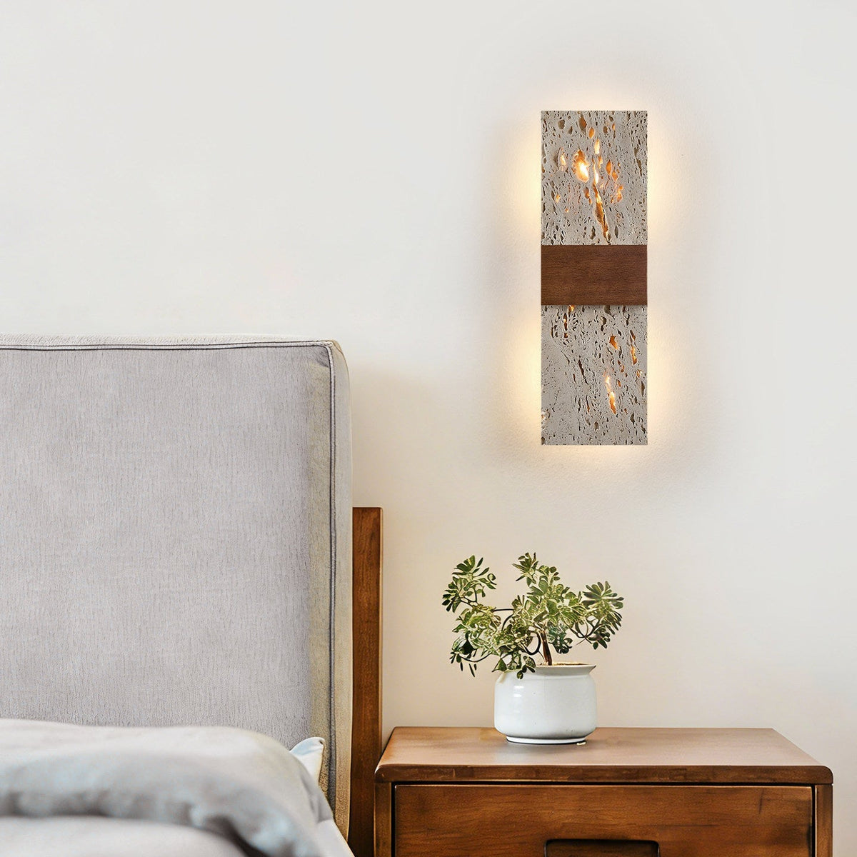 Lucen Travertine Wandleuchte