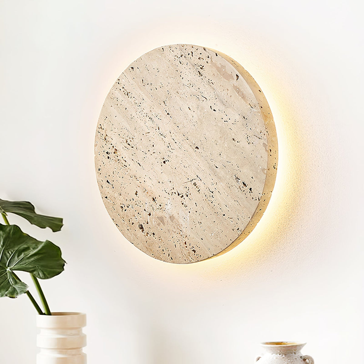 Artale Travertine-Wandleuchte