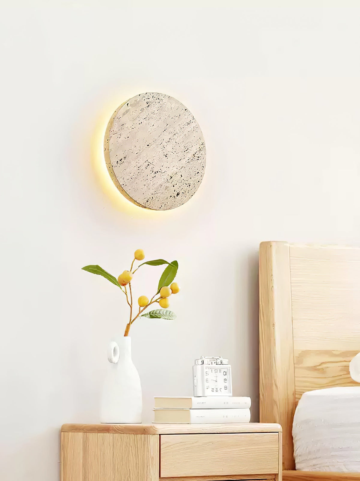 Artale Travertine-Wandleuchte