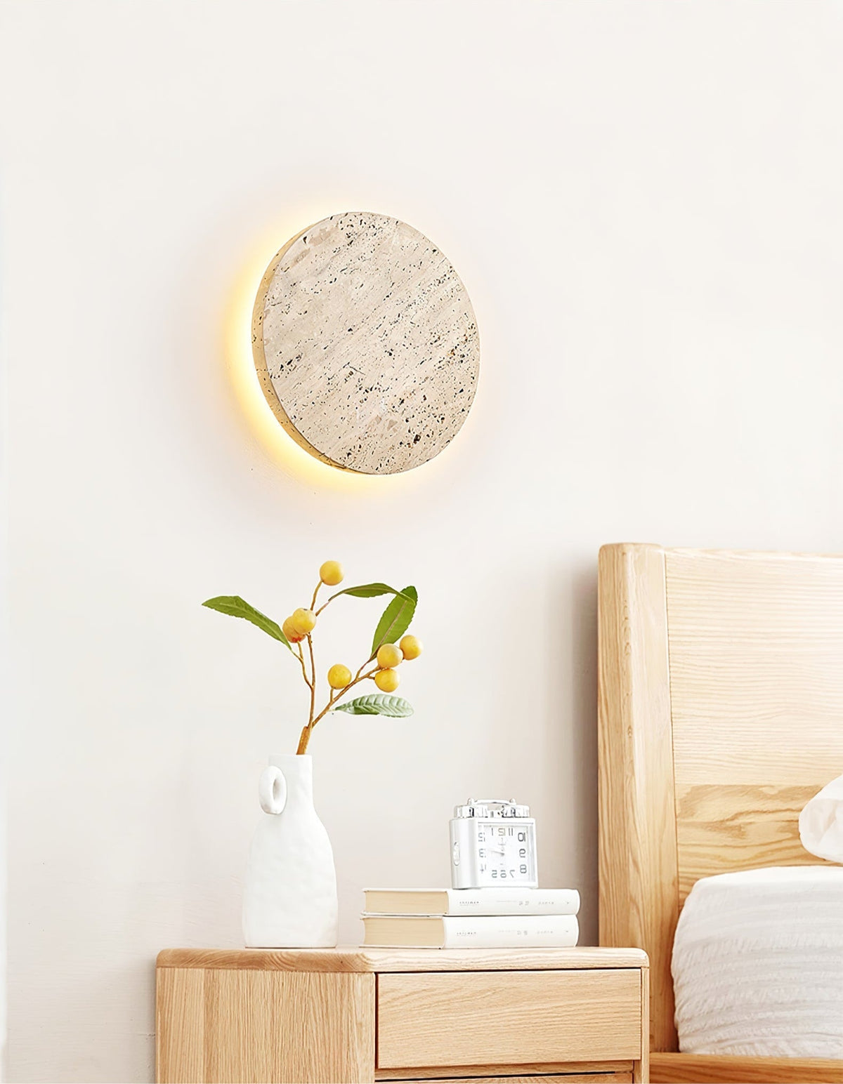 Artale Travertine-Wandleuchte