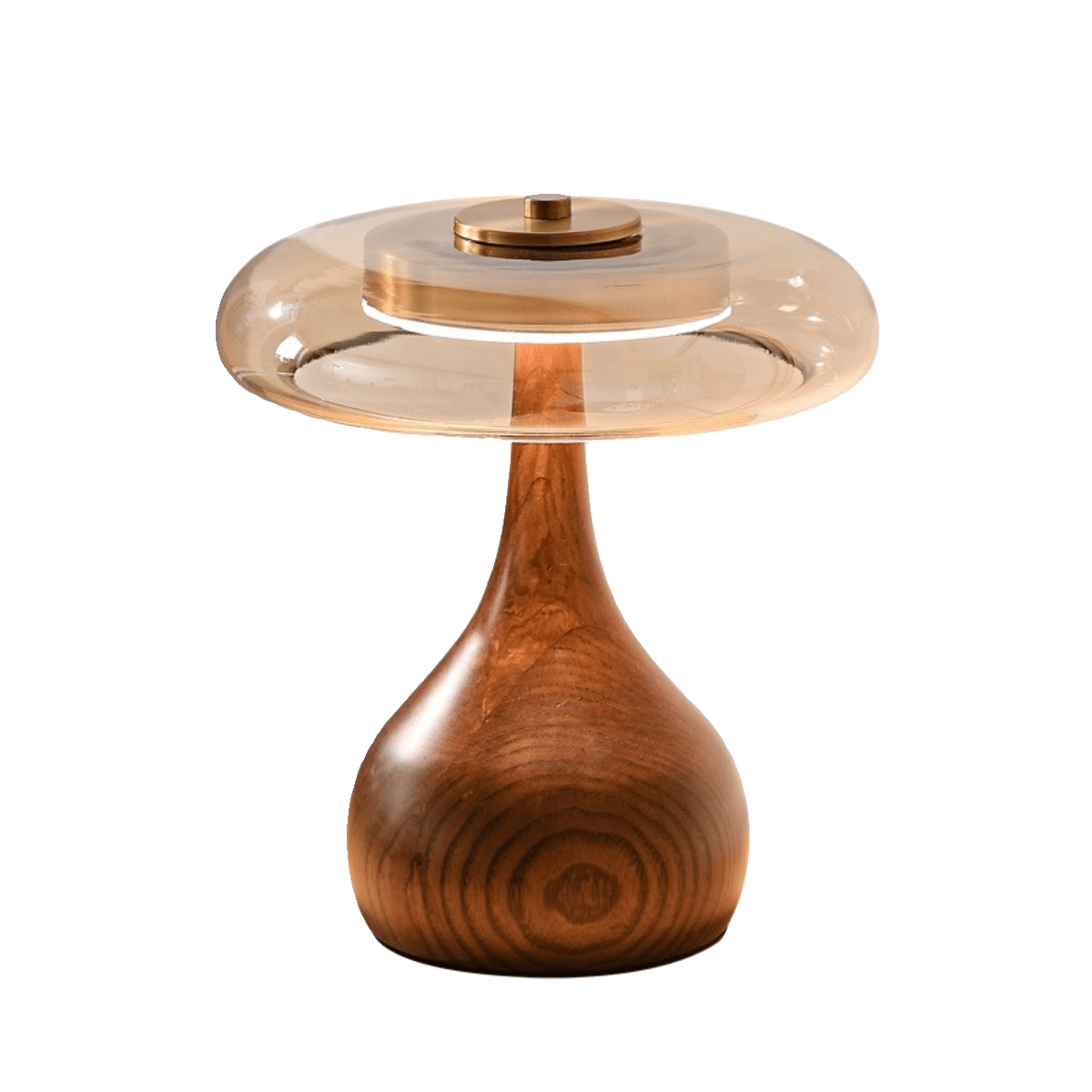Bux Tischleuchte aus Holz im modernen Stil