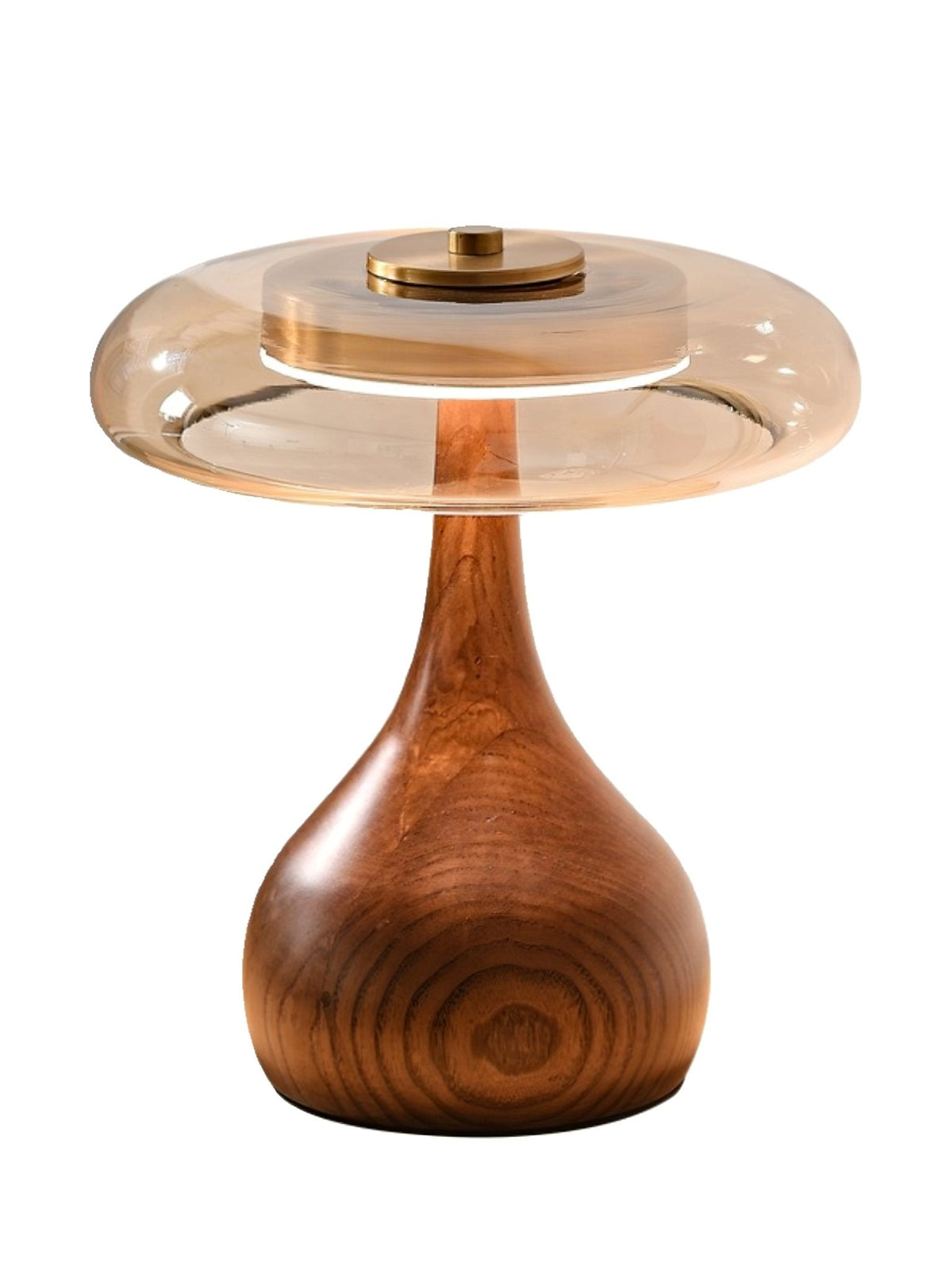 Bux Tischleuchte aus Holz im modernen Stil