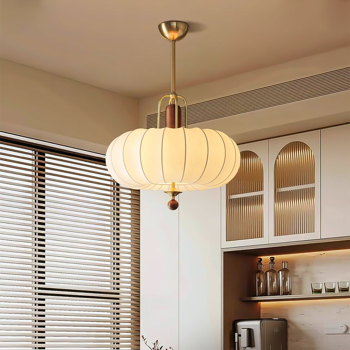 Caseline Retro Gold Pendelleuchte