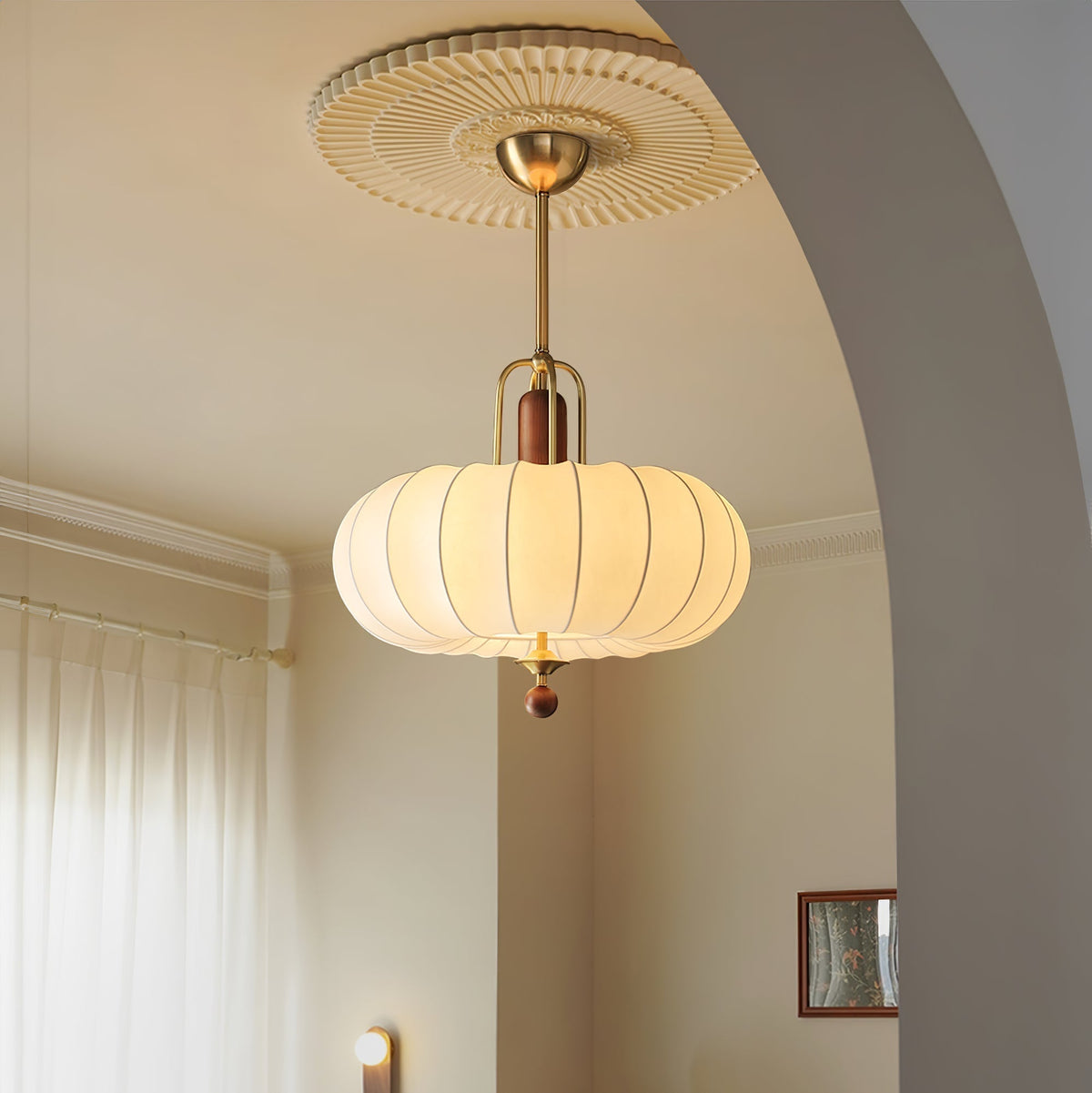 Caseline Retro Gold Pendelleuchte