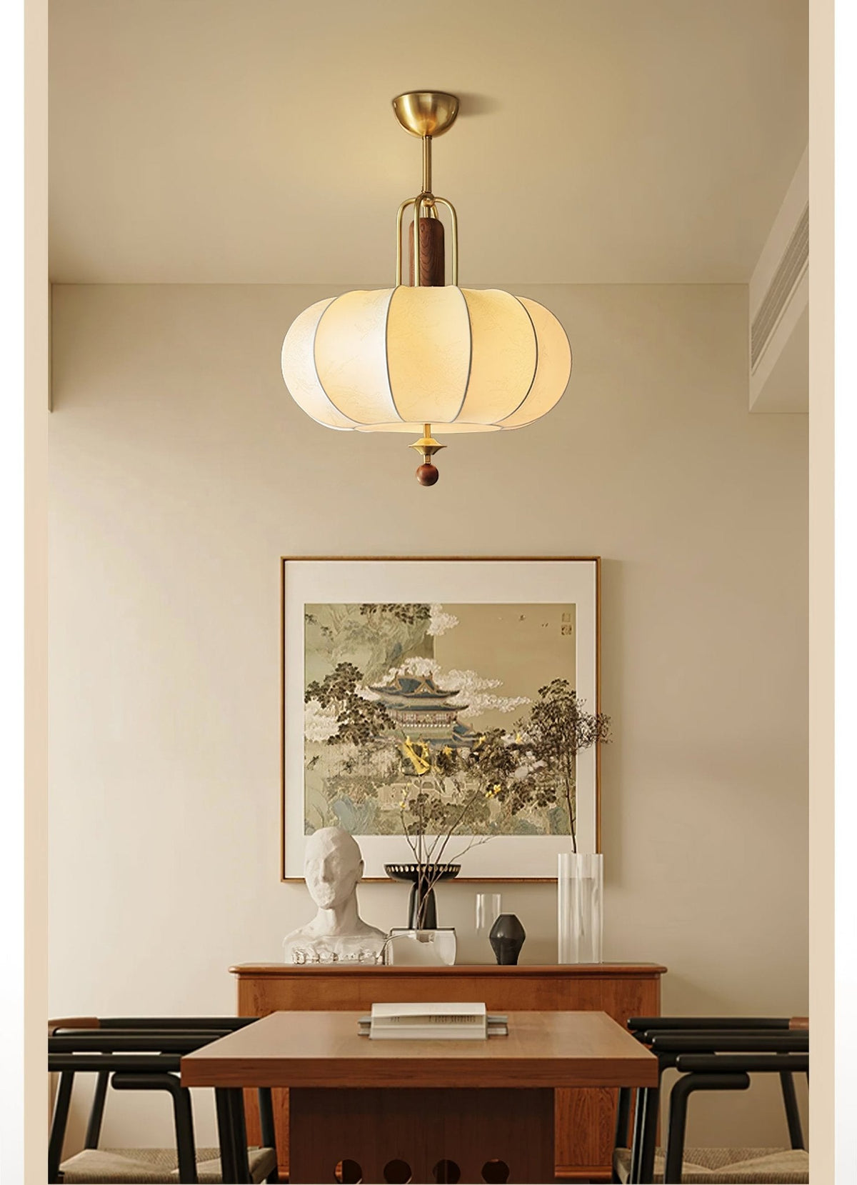 Caseline Retro Gold Pendelleuchte